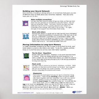 Brainology® Poster 6 : Construire votre réseau neu