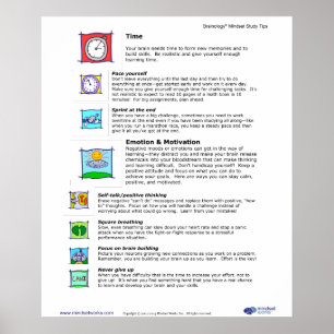 Brainology® Poster 7: Managing Time and Emotions