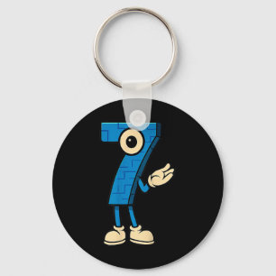 Brainrot 67 Six Seven 6 7 Meme Custome Keychain
