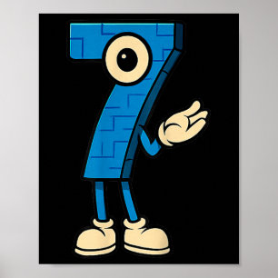 Brainrot 67 Six Seven 6 7 Meme Custome Poster