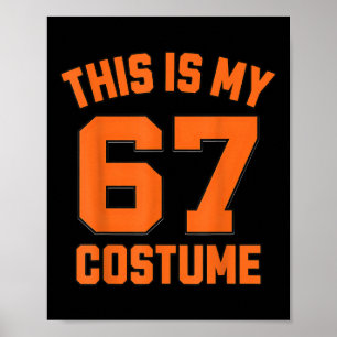 Brainrot Meme Boys Kids 67 This Is My Halloween 67 Poster