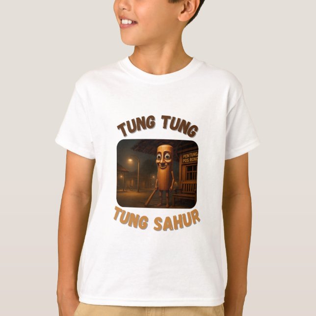 BrainRots Tung Tung Tung Sahur  T-Shirt (Front)