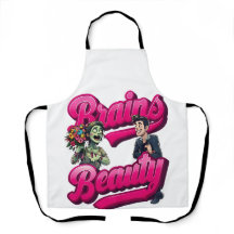 Brains & Beauty – Zombie Humour Design