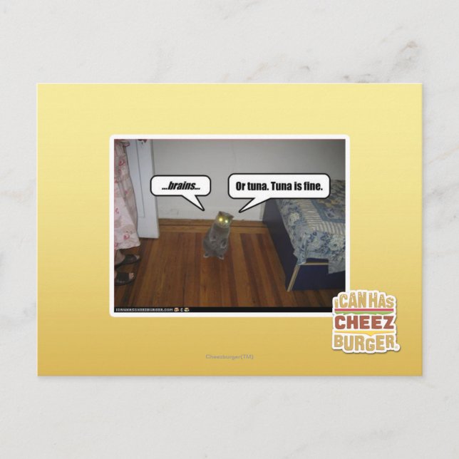 brains postcard (Front)