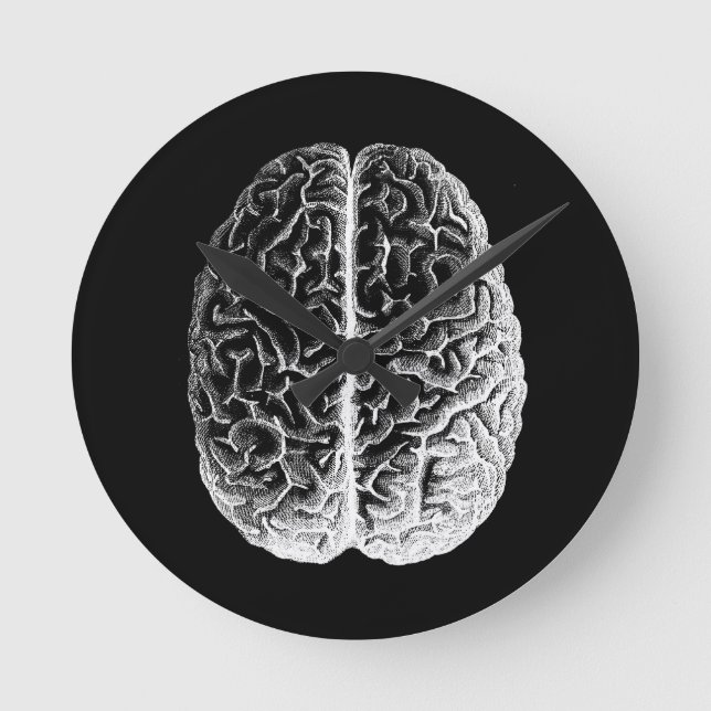 Brains! Round Clock (Front)