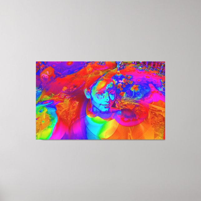 Brainstorm in Colour Canvas Print (Front)