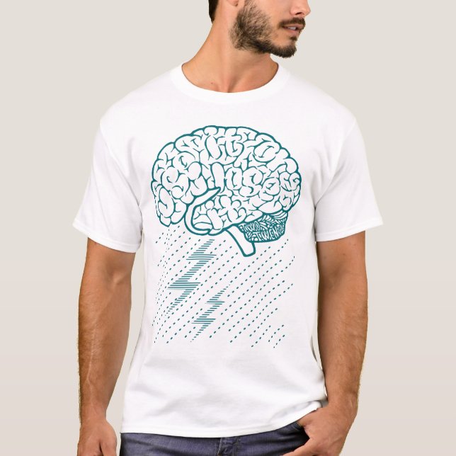 Brainstorm (Teal) T-Shirt (Front)