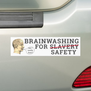 Brainwashing Bumper Sticker