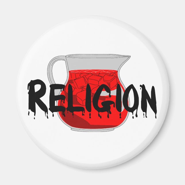 Brainwashing Drink Magnet (Front)