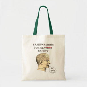 Brainwashing tote bag