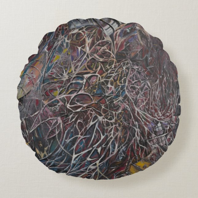 Brainwaves 2014 round pillow (Front)