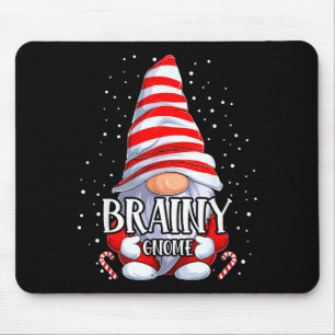 Brainy Gnome Christmas Pajamas Matching Family Gro Mouse Pad