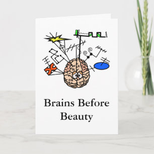 Brainy Ham Radio Funny Birthday Card  Customize It