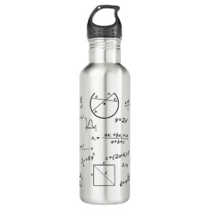 Brainy math stainless steel bottle