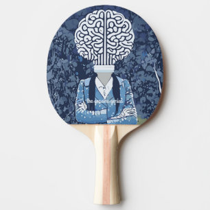 Brainy Person Ping Pong Paddle