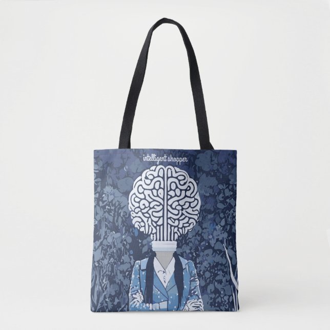 Brainy Person Tote Bag (Front)