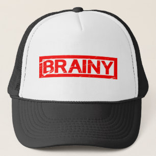Brainy Stamp Trucker Hat