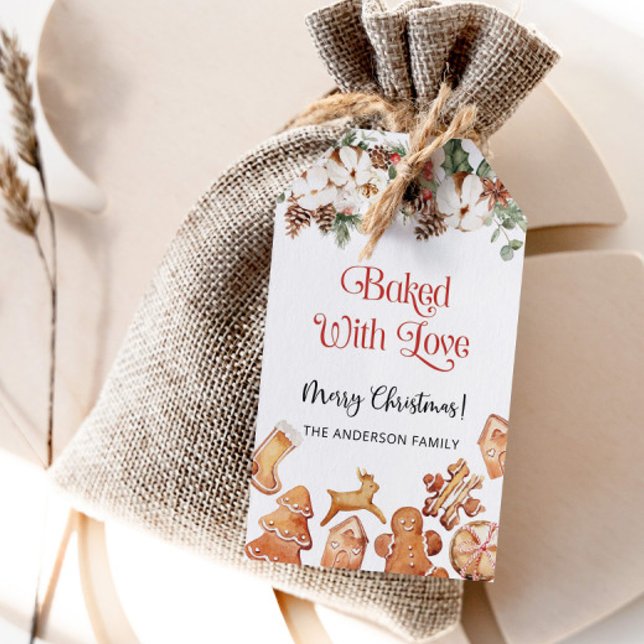 Braisé avec étiquette cadeau d'amour. cookies de N (Créateur téléchargé)