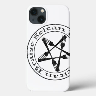 Braise Seitan Vegan Pentagram (dark version) iPhone 13 Case