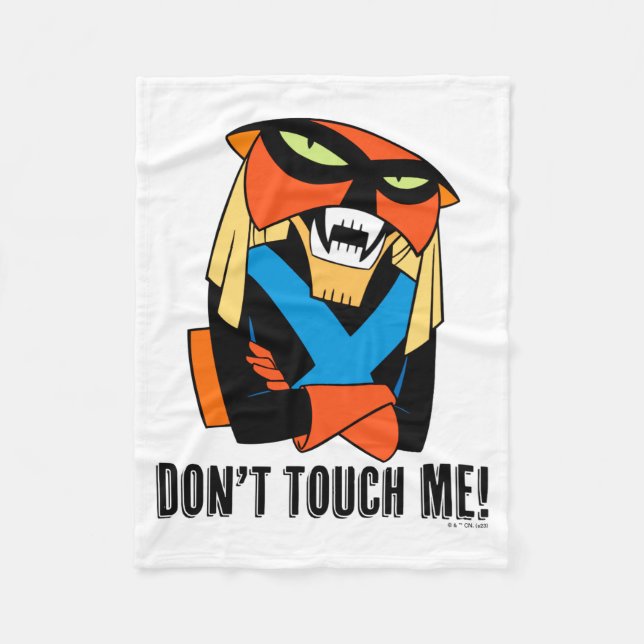 Brak Dont Touch Me  Fleece Blanket (Front)