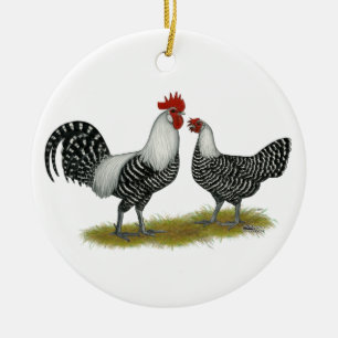 Brakel Chickens Ceramic Ornament