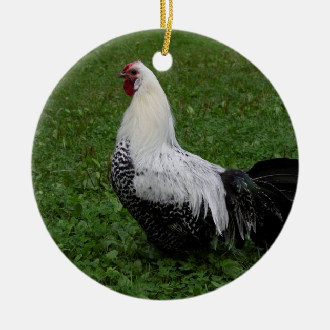 Brakel Hahn Ceramic Ornament (Front)