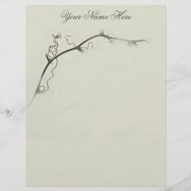 Bramble Tendrils in the Fog - Minimalism (Front)