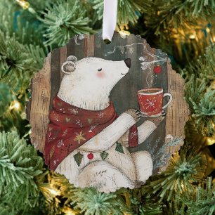 Bramble the Bear   Woodland Whimsy  Ornament Card