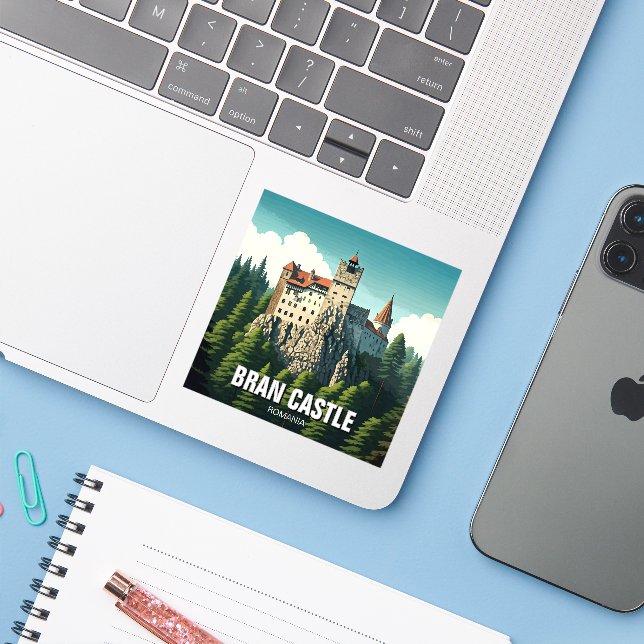 Bran Castle Romania (Laptop w/ iPhone)