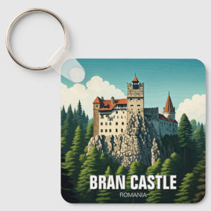 Bran Castle Romania Keychain