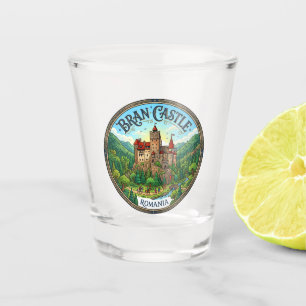 Bran Castle Romania Shot Glass