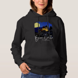 Bran Castle Transylvania Home To Dracula Painting Hoodie