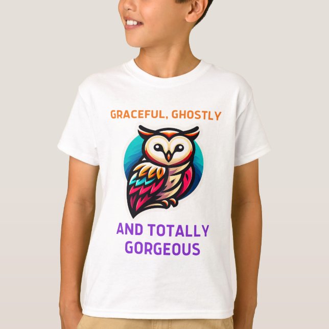 Bran Owl Nature’s Silent Beauty T-Shirt (Front)