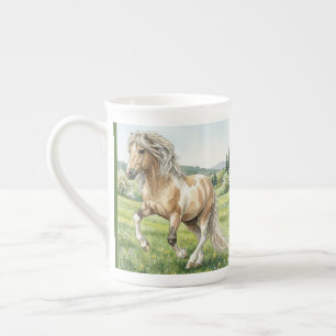Brana Pinto Palomino Icelandic Watercolor Bone China Mug
