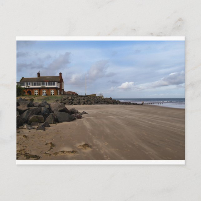 Brancaster beach North Norfolk postcard (Front)