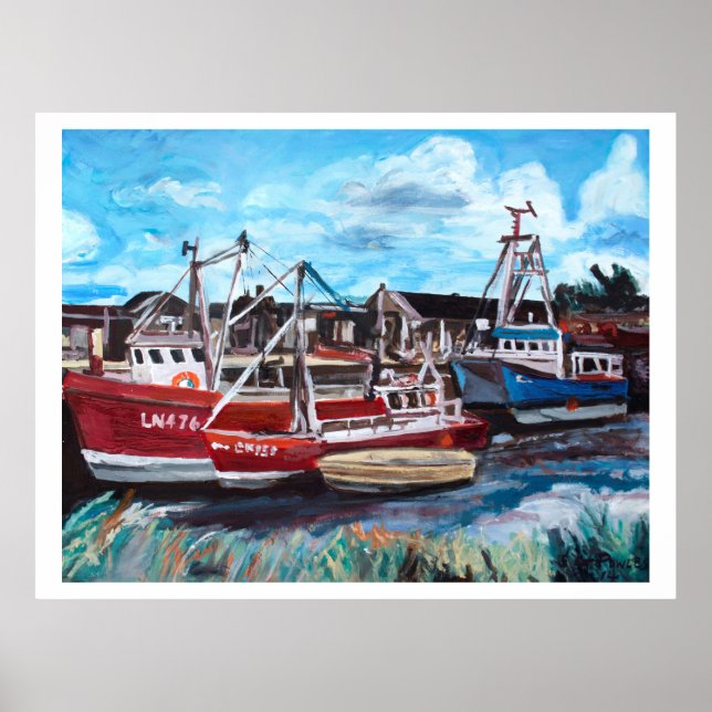 Brancaster Staithe Poster (Front)