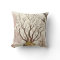 Branch Coral Nautical Beach Decor Throw Pillow
