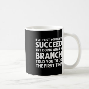 Branch Funny Surname Family Tree Birthday Reunion Coffee Mug