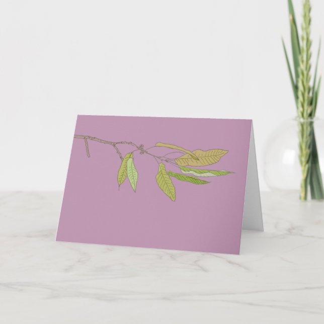 Branch in Pink Card (Front)