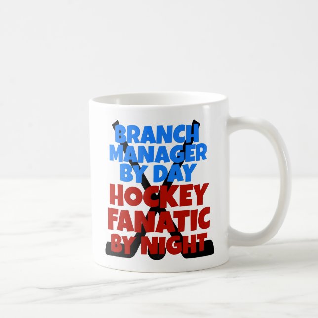 Branch Manager Loves Hockey Mug (Right)