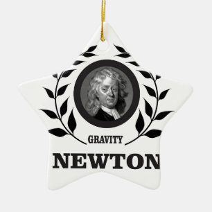 branch newton g ceramic ornament