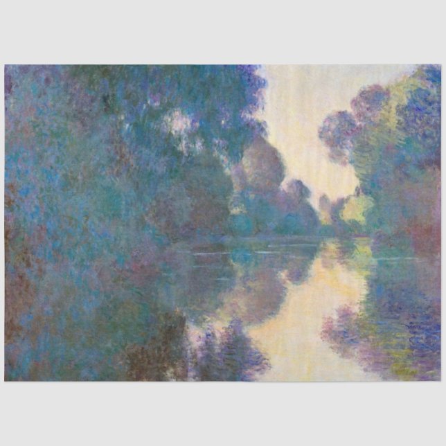 Branch of the Seine near Giverny, Monet Tissue Paper (Front)