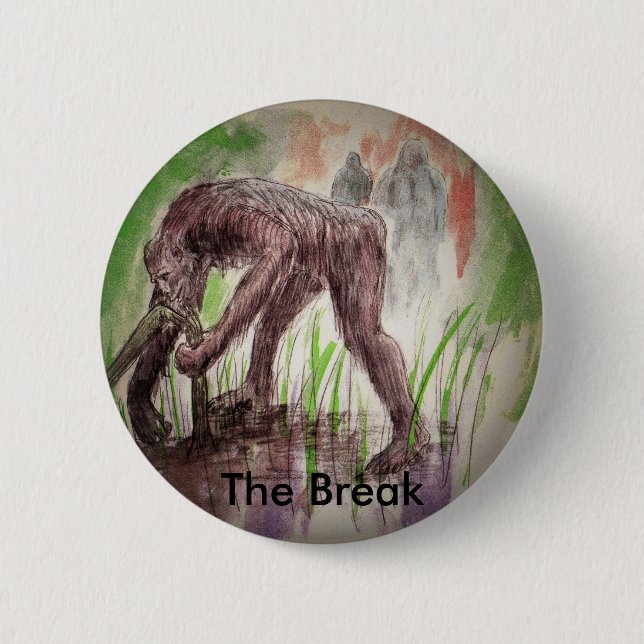branch, The Break 2 Inch Round Button (Front)