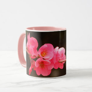 Branch with beautiful flowers mug
