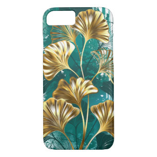 Branch with Golden Leaves Ginko Biloba Case-Mate iPhone Case