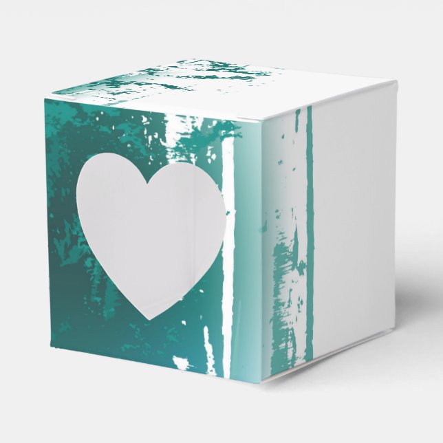 Branch with Golden Leaves Ginko Biloba Favor Box (Front Side)