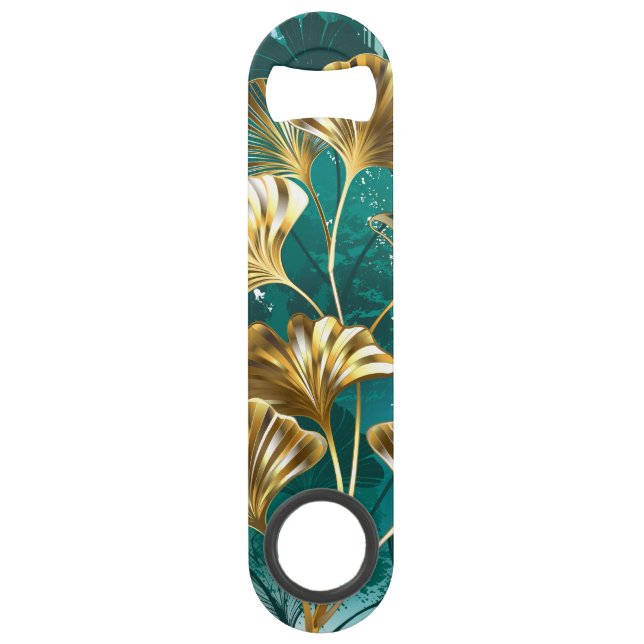 Branche avec Feuilles d'or Ginko Biloba (Devant)