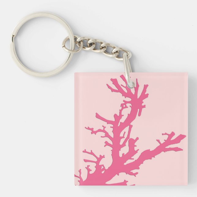 Branche de corail - nuances de rose corail (Devant)
