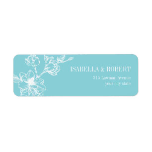 Branche de Magnolia bleu pâle Retour Mariage