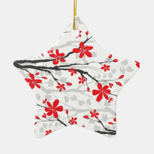 Branche de Magnolia et fleurs ornement personnalis